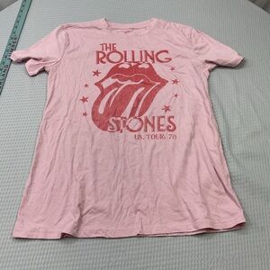 The Rolling Stones Pink Short Sleeve Tee